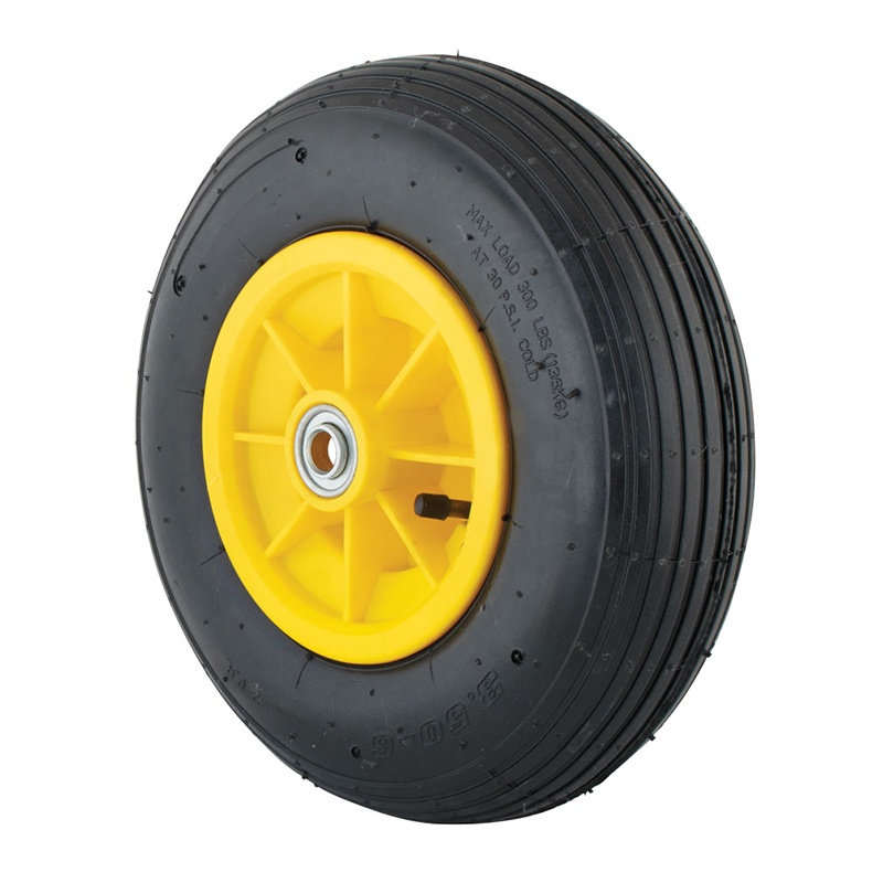 Колесо Biber 99406 для тачки 3,5-6″ отв.16мм (99401, 99402, 99403)